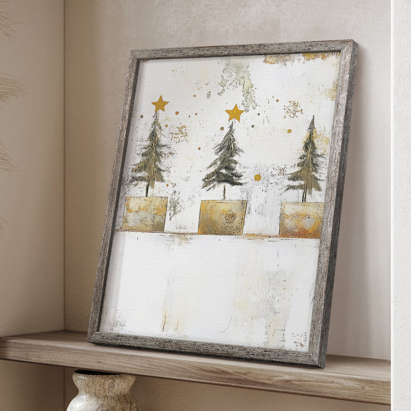 «Christmas Holiday», art encadré Dcccxxviii, impression encadrée - bois massif XMA171456, H 21 po x l 17 po