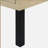Rattan 3 Door Shoe Rack, Freestanding Modern Shoe Storage Cabinet