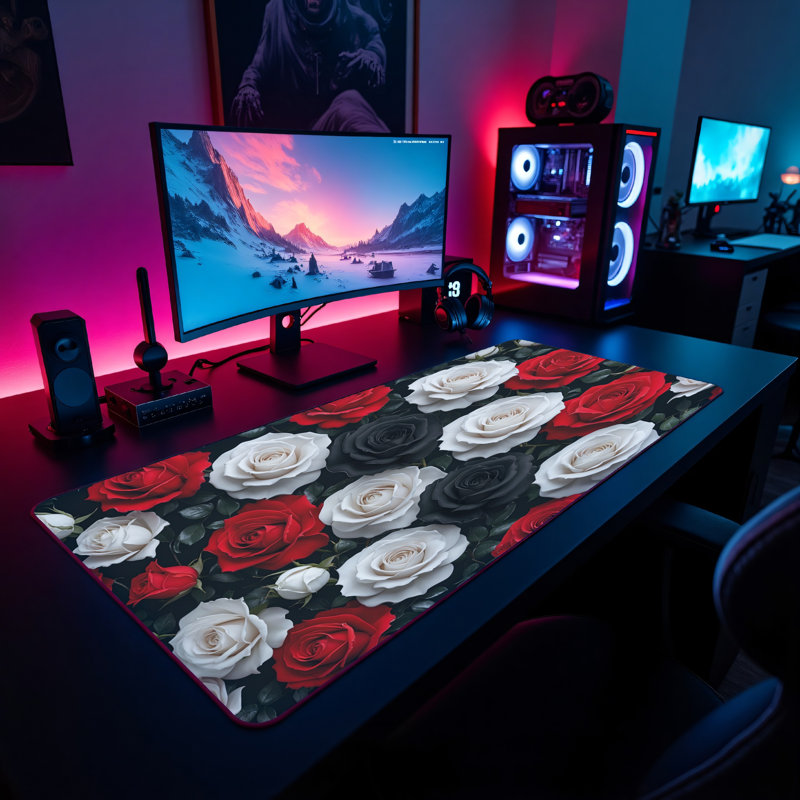 Polyester Desk Pad, 14.4x12.1
