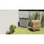 Outsunny Garden Shed Wooden 2 Door Unit 87L x 46.5W x 96.5Hcm, Grey