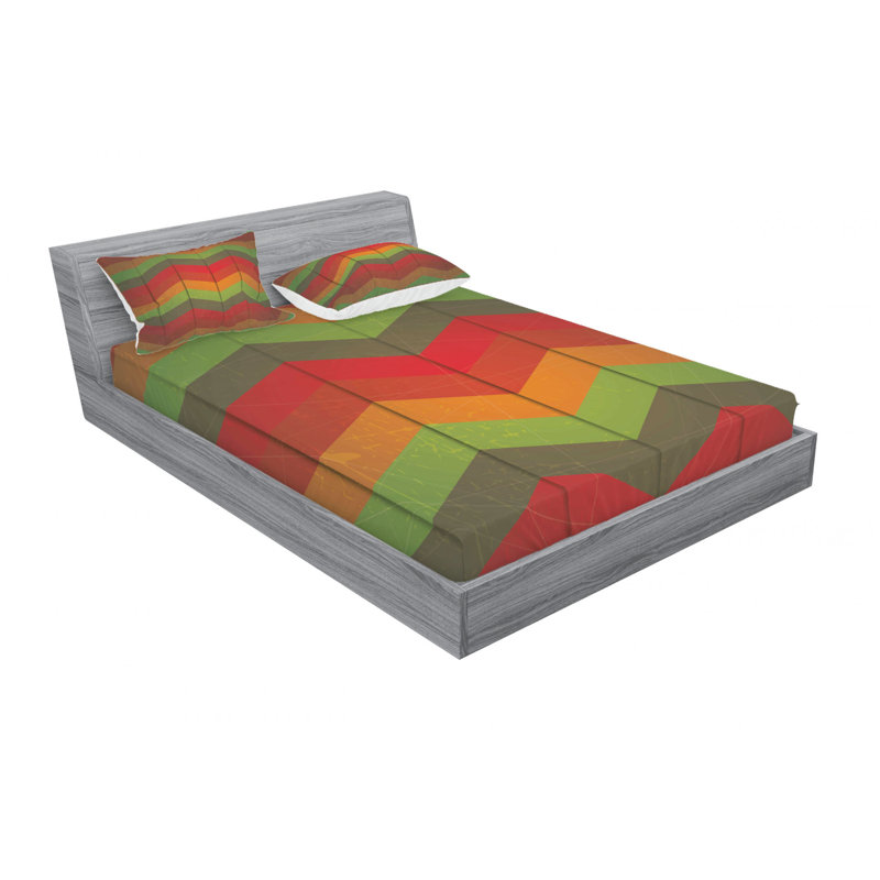 Ensemble de draps Bohem, Ensemble de drap pour grand lit avec drap-housse