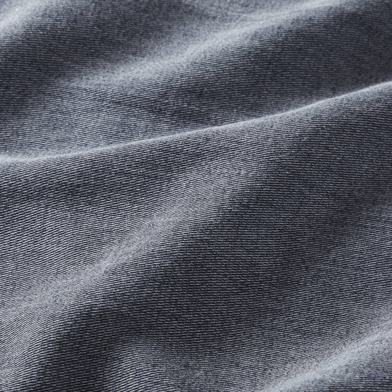 Ensemble d'édredon surdimensionné en sergé de coton Mckenzie, Bleu, Housse de couette très grand + 2 très grandes ta