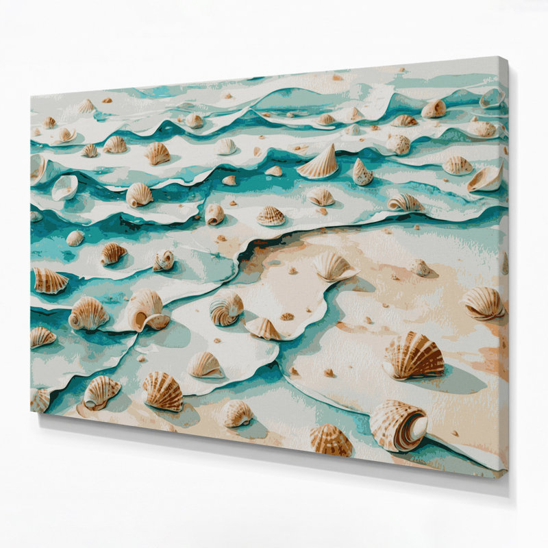 Art mural sur toile Coastal, H 11 po x l 14 po