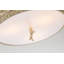 Trellis Bone Finish 3-Light Flush-251790205