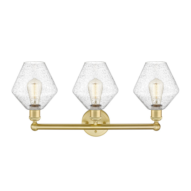 Amylea 3 - Light Dimmable Vanity Light, Satin Gold