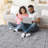 5X7 Grey / Oriental Area Rug