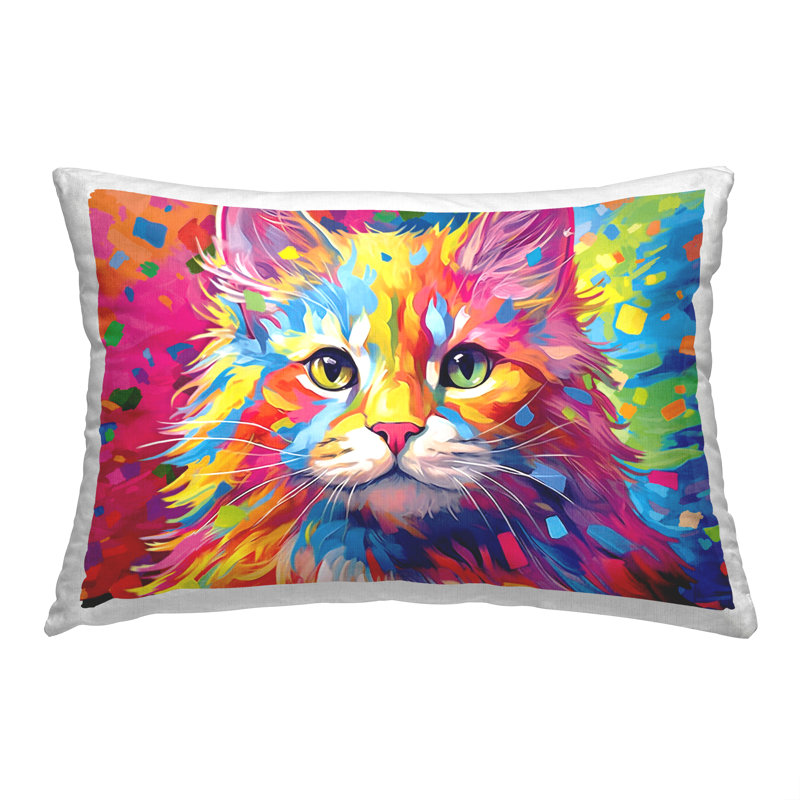 Abstract Throw Pillow
