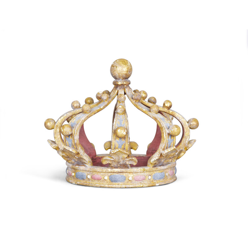 De Lis Crown Sculpture