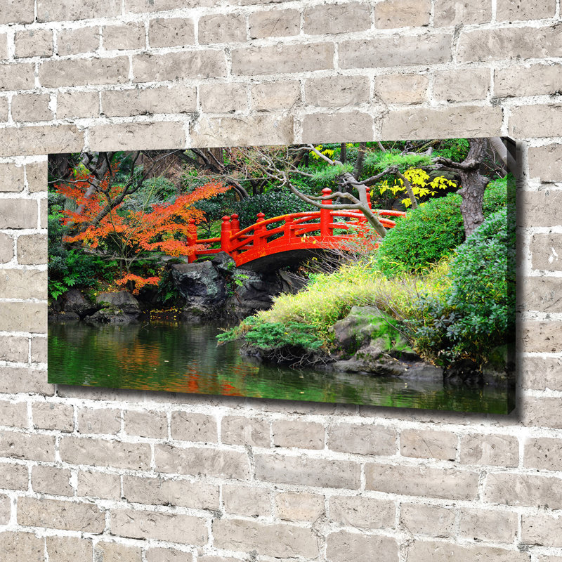 Japanese Garden - No Frame Print on Canvas