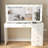 Boahaus Ketevan Extra-Large Makeup Vanity with Lights Bulbs Built-in and Big Mirror