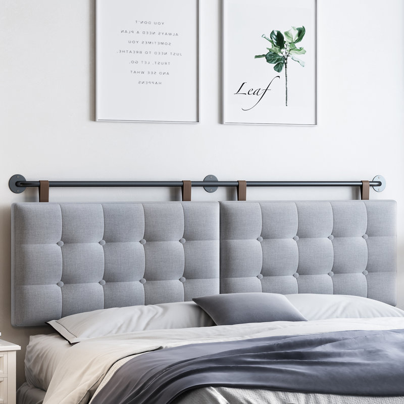 Upholstered Panel Headboard, King