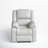 Arland Contemprary Faux Leather Pillow Back Recliner-1803024075