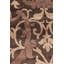 Pageantry Damask Area Rug in Brown-26226634