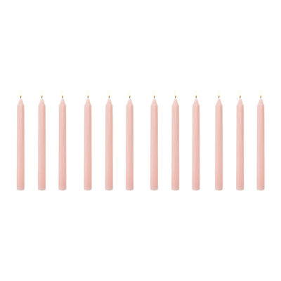 Haight 10" Unscented Column Peach 12/Disp - Set Of 12