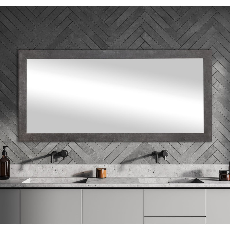Taliska Engineered Wood Flat Wall Mirror, 33" x 66"