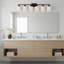 Éclairage pour meuble-lavabo noir 6 lumières, miroir de meuble-lavabo moderne de 38 pouces, luminaire mat pour salle de bain, lampe murale noire pour chambre et salon-1574584781-1574584780