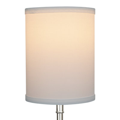 8" H x 6" W Drum Lamp Shade - (Bulb Clip Attachment)