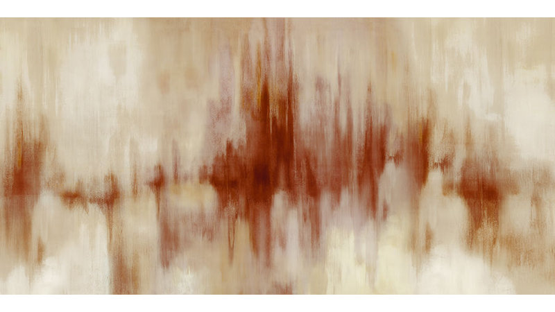 «Fiery Passion» par Jacob Lincoln, peinture encadrée, Couche de verre