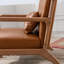 66 cm Wide Modern Minimalist Upholstered Solid Wood Accent Armchair with A Supportive Backrest (Set of 2)-1372273086