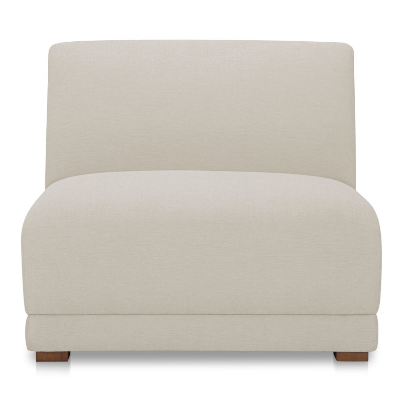 Fraser Slipper Chair Deep Blue, White Polyester Blend