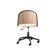 Mid-Century Modern Office Chair with Arc-Shaped Back