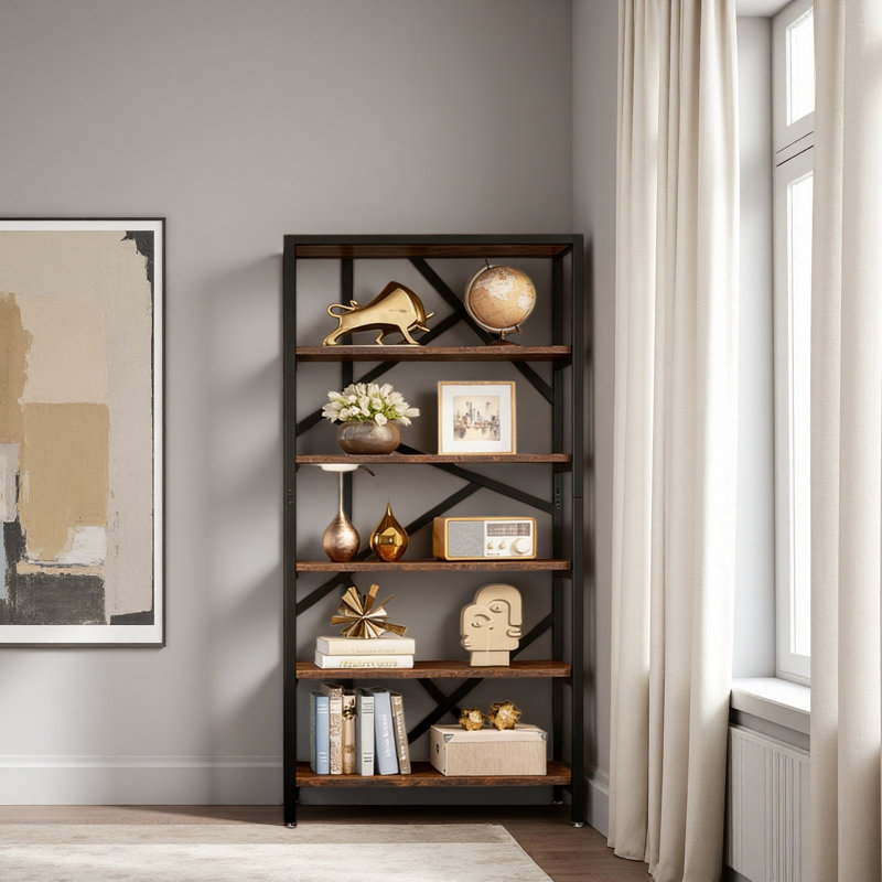 Versatile Shelf Display,Sturdy Bookshelf,Modern Bookcase