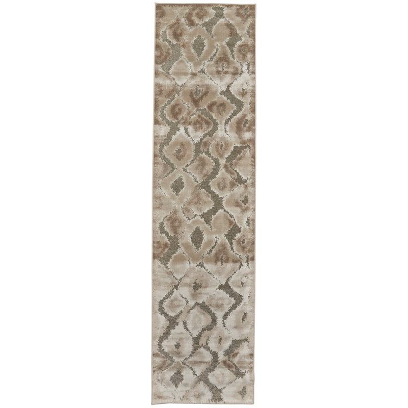 Tapis décoratif gris Ledesma