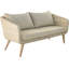 Cambrai Wicker 6 - Person Garden Lounge Set with Cushions