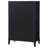 Oressa 5-drawer Bedroom Chest Black