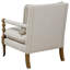 Chaise d'appoint en bois avec pieds tournés