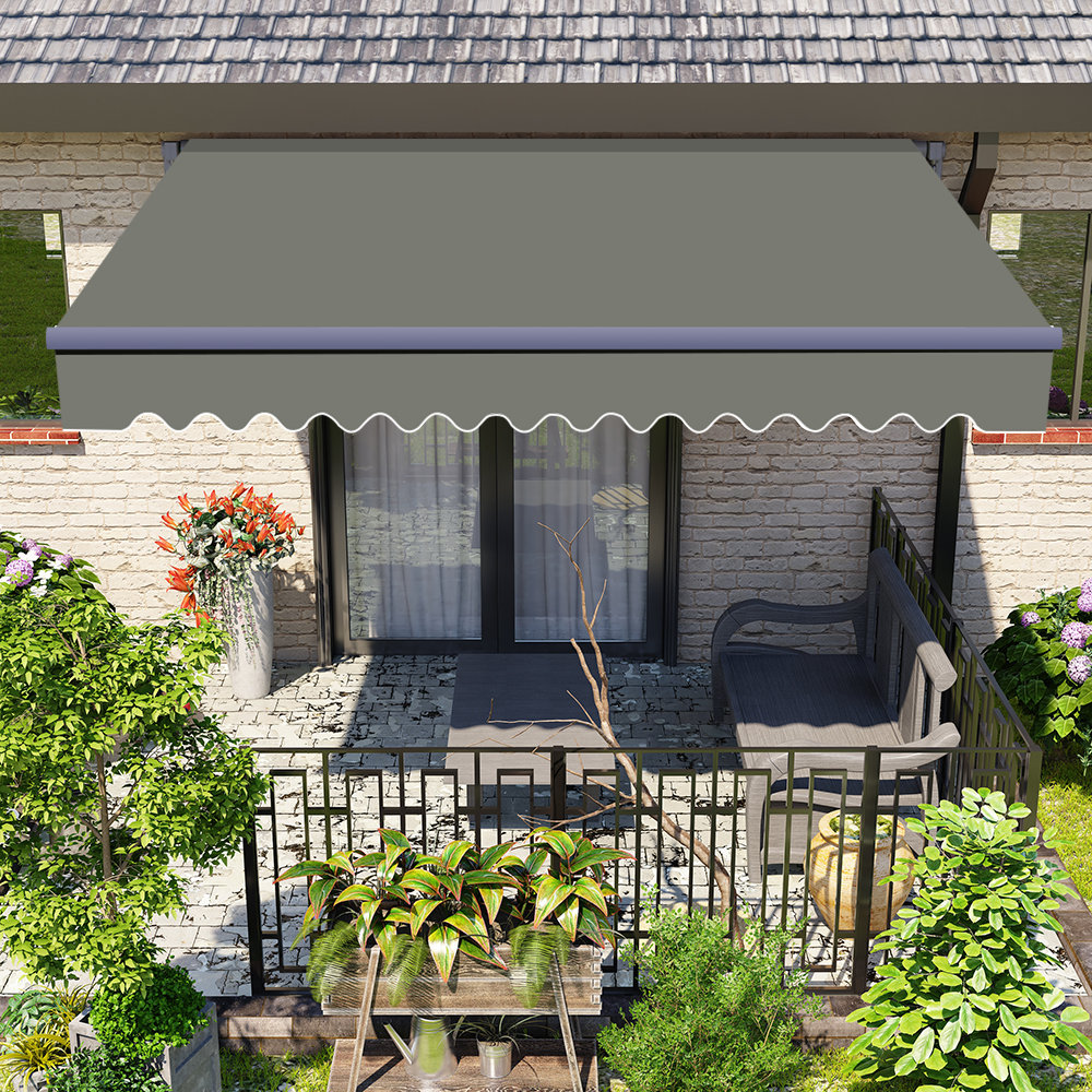 Poolesville 3m W x 2.5m D Retractable Patio Awning