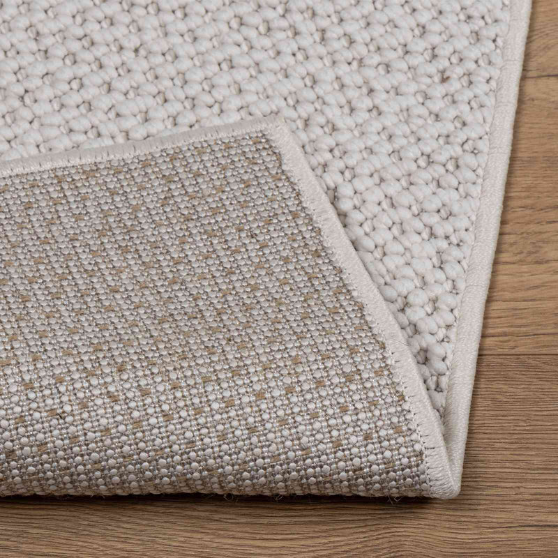 Modern Indoor Rug, Cream, Rectangle 80 x 150 cm