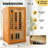 1 Person Infrared Home Sauna, wooden Canadian Hemlock Indoor Spa Sauna