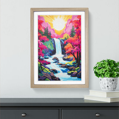 Waterfall Pop - Framed Print