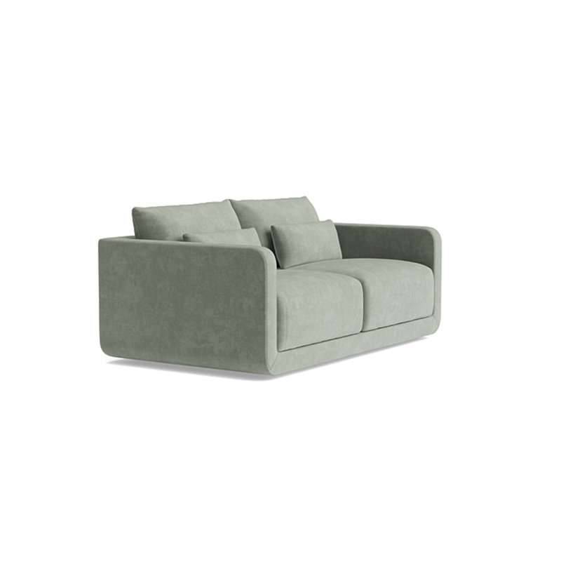 Eva Loveseat (70"), Velvet - Sage