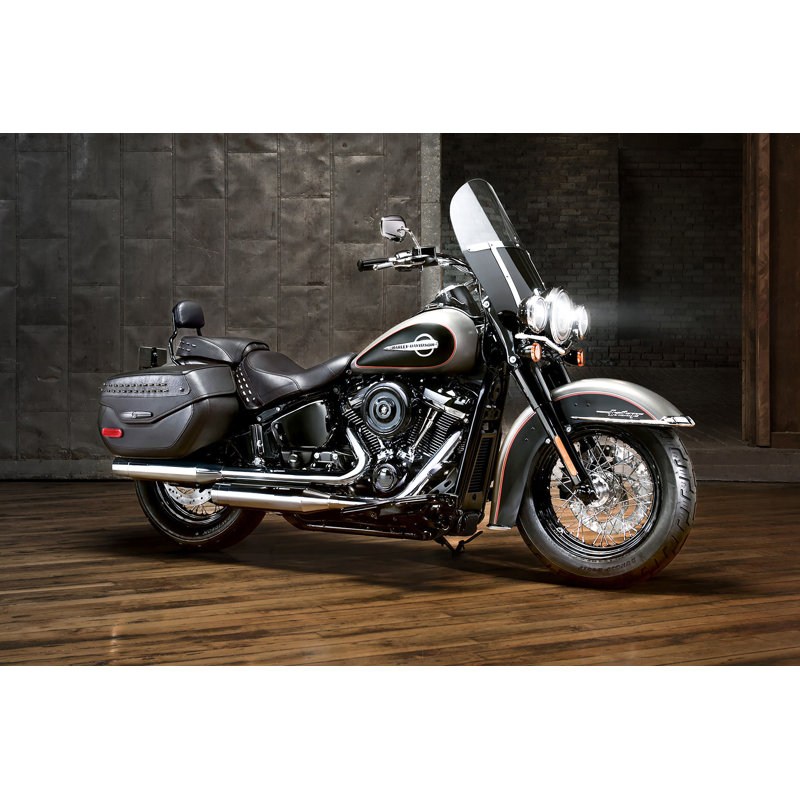 " Harley Davidson Motorcycle ", 24" H x 36" W x 0.1" D, Paper