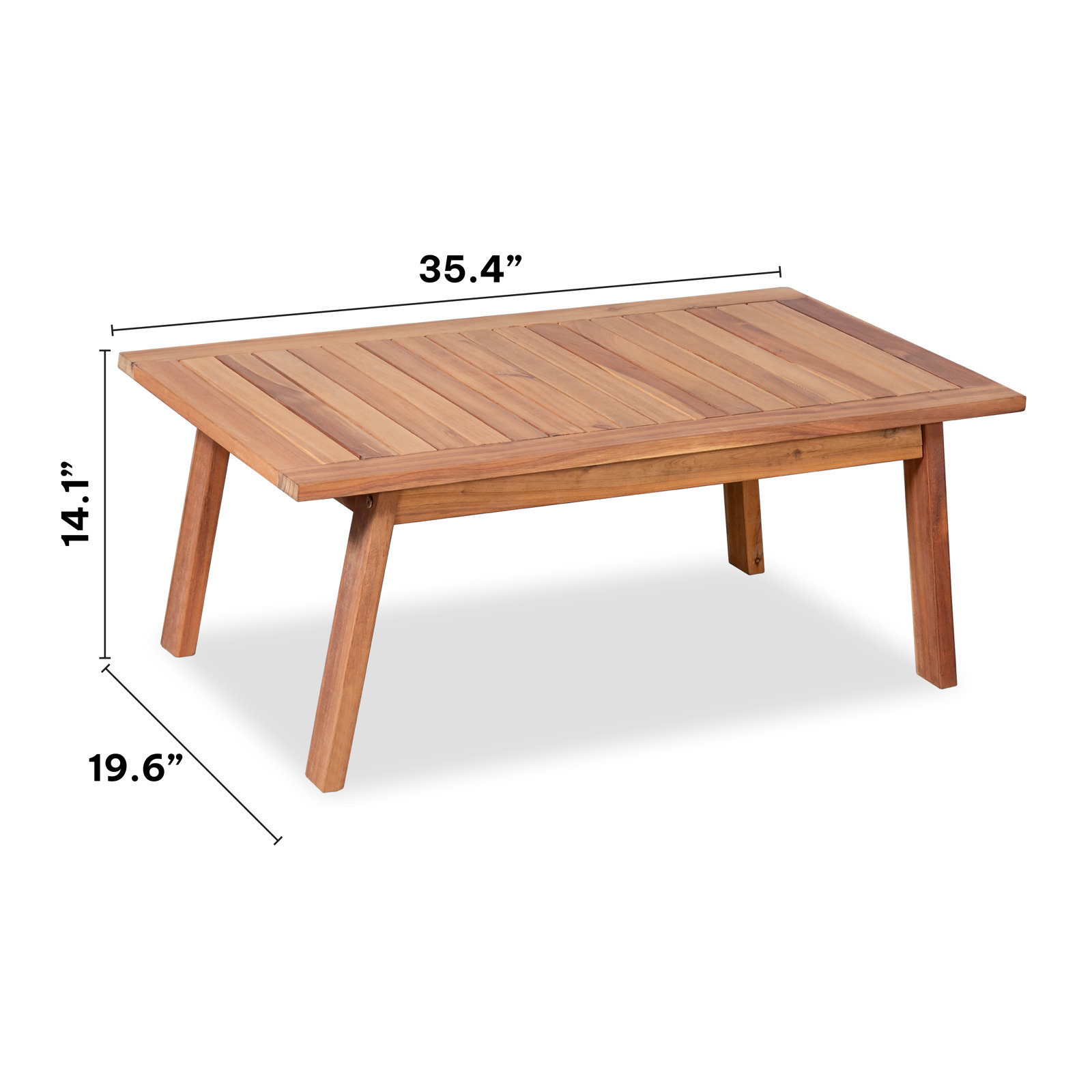 Davies 35" Acacia Patio Table