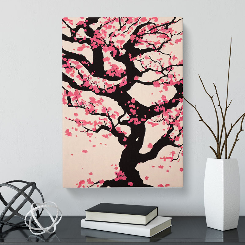 Cherry Blossom Tree - Wrapped Canvas, 50cm H x 35cm W x 3cm D