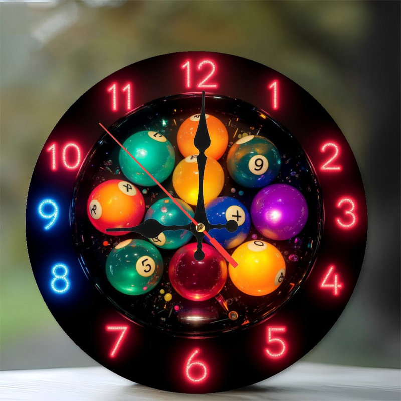 Colorful Pool Balls Game Set Accessories