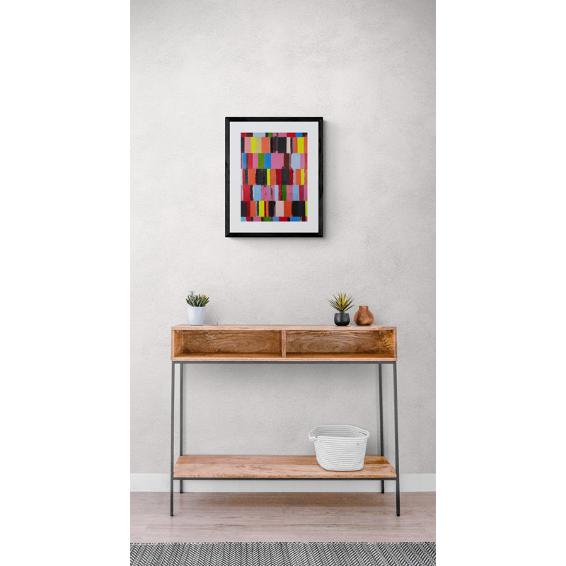 Under Pressure Print by Scott Mckinley, Black Framed Canvas, 33" H x 25" W 