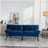 Navy Blue Folding Modern Sofa Bed