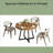 Sleek Greeting Table,Dining Table,Kitchen Dinner Table