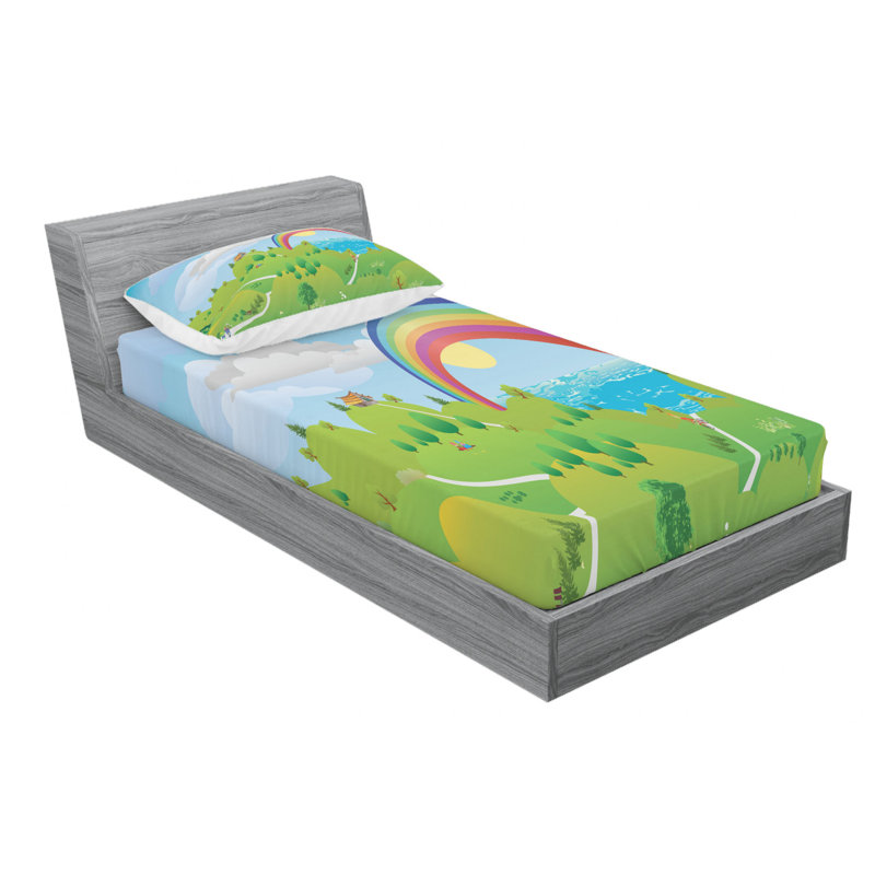 Microfiber Sheet Set, Twin XL Sheet Set with Fitted Sheet