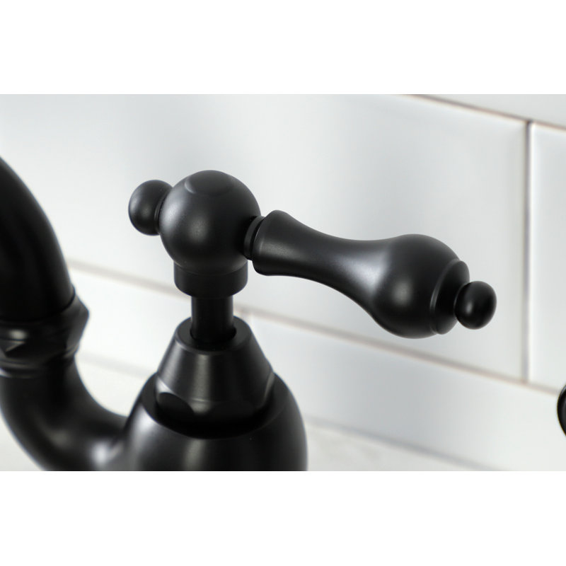 Robinet de cuisine Kingston, Noir mat