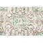Tapis turc, tapis de luxe, tapis rétro, tapis vert, grands tapis verts de 5,3 x 9,3 pi