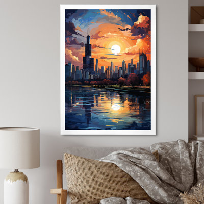 Chicago Popart III sur impression sur toile