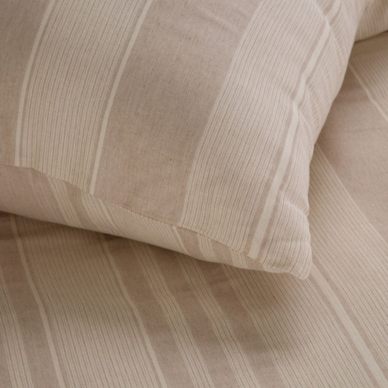 Striped Duvet Cover with Pillowcases
