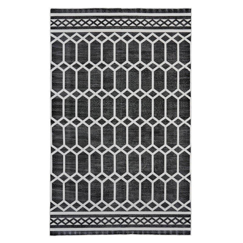 Paolucci Cotton Geometric Indoor Rug, Rectangle 8' x 10'
