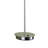 18"  Metal Bedside Table Lamp With  Cone Shade-1031785764