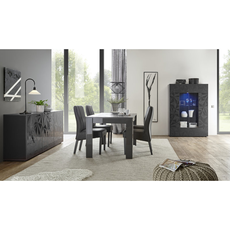Bromborough 120cm Sideboard, Dark Grey